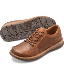 Born Shoes Canada | Men's Bronson Slip-Ons & Lace-Ups - Saddle Tan (Brown)