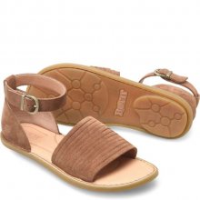 Born Shoes Canada | Women's Margot Sandals - Earth Suede (Brown)