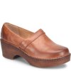 Born Shoes Canada | Women's Freya Clogs - Cognac Brown (Brown)