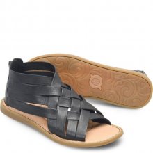 Born Shoes Canada | Women's Iwa Woven Sandals - Black