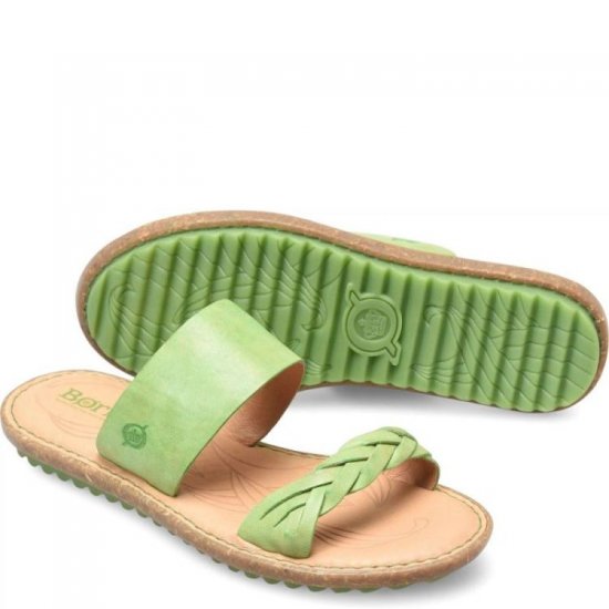 Born Shoes Canada | Women's Morena Sandals - Green Mela (Green) - Click Image to Close