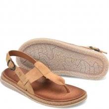 Born Shoes Canada | Women's Cammie Sandals - Camel Suede (Tan)