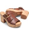 Born Shoes Canada | Women's Brooklan Sandals - Dark Tan Bourbon (Brown)