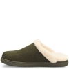 Born Shoes Canada | Women's Zoe Clogs - Dark Military Wool Combo (Green)