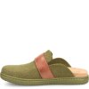 Born Shoes Canada | Women's Lia Clogs - Dark Military Felt Combo (Green)