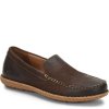Born Shoes Canada | Men's Naldo Slip-Ons & Lace-Ups - Dark Brown Nubuck (Brown)