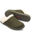 Born Shoes Canada | Women's Zoe Clogs - Dark Military Wool Combo (Green)