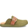 Born Shoes Canada | Women's Lia Clogs - Dark Military Felt Combo (Green)