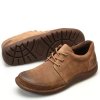 Born Shoes Canada | Men's Nigel 3-Eye Slip-Ons & Lace-Ups - Saddle Distressed (Tan)