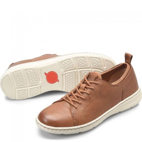 Born Shoes Canada | Men's Miles Slip-Ons & Lace-Ups - Terra (Brown) - Click Image to Close