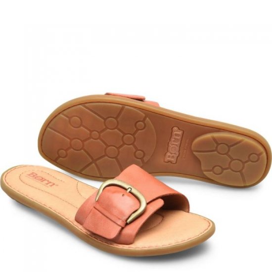 Born Shoes Canada | Women's Miarra Sandals - Orange Papaya (Orange) - Click Image to Close