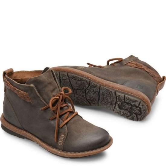 Born Shoes Canada | Women's Temple Boots - Taupe (Tan) - Click Image to Close