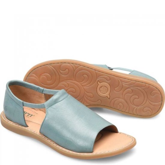 Born Shoes Canada | Women's Cove Modern Sandals - Turquoise Lagoon (Blue) - Click Image to Close