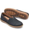 Born Shoes Canada | Women's Naya Slip-Ons & Lace-Ups - Navy Sailor Nubuck (Blue)