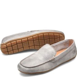 Born Shoes Canada | Men's Allan Slip-Ons & Lace-Ups - Grey Cenere (Grey)