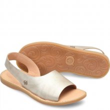 Born Shoes Canada | Women's Inlet Sandals - Gold (Metallic)