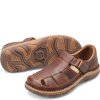 Born Shoes Canada | Men's Connor Sandals - Dark Chestnut (Brown)