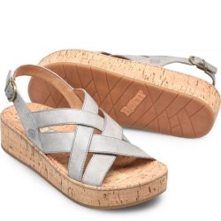 Born Shoes Canada | Women's Shona Sandals - Grey Cenere (Grey)