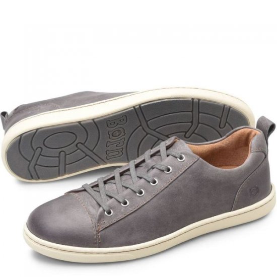 Born Shoes Canada | Men's Allegheny Slip-Ons & Lace-Ups - Grey Dolphin (Grey) - Click Image to Close