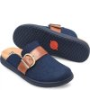 Born Shoes Canada | Women's Lia Clogs - Navy Felt Combo (Blue)