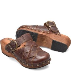 Born Shoes Canada | Women's Amber Clogs - Cinnamon Stick (Brown)