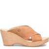 Born Shoes Canada | Women's Nora Sandals - Tan Camel Suede (Brown)