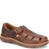 Born Shoes Canada | Men's Connor Sandals - Dark Chestnut (Brown)