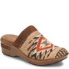 Born Shoes Canada | Women's Bandy Blanket Clogs - Glazed Ginger Blanket (Brown)