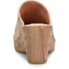 Born Shoes Canada | Women's Natalie Clogs - Cream Visone Distressed (Tan)