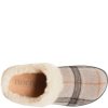 Born Shoes Canada | Women's Ali Slip-Ons & Lace-Ups - Taupe Plaid Wool (Tan)