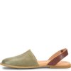 Born Shoes Canada | Women's Leif Slip-Ons & Lace-Ups - Kiwi Distressed (Green)