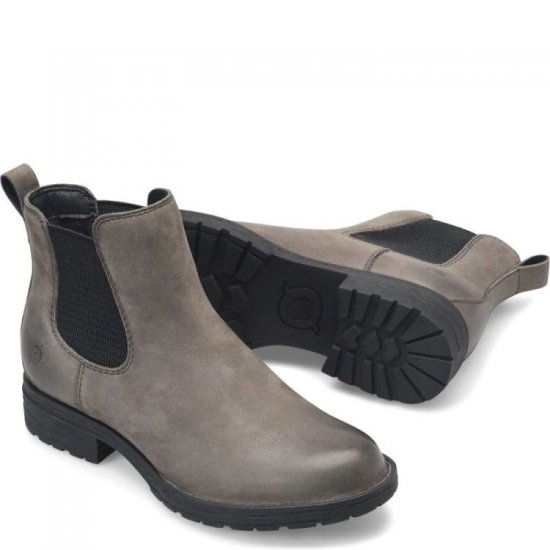 Born Shoes Canada | Women's Cove Boots - Grey - Click Image to Close