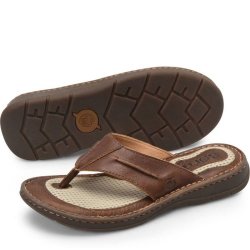 Born Shoes Canada | Men's Whitman Sandals - Tan Cymbal (Brown)