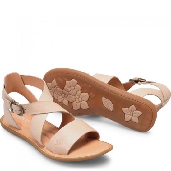 Born Shoes Canada | Women's Lucia Sandals - Natural Nude (Tan) - Click Image to Close