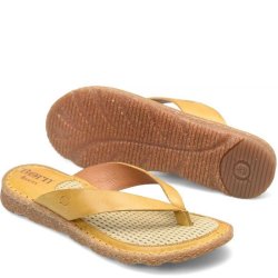 Born Shoes Canada | Women's Bora Basic Sandals - Ocre (Yellow)