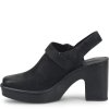 Born Shoes Canada | Women's Devlyn Heels - Black Distressed (Black)