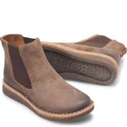 Born Shoes Canada | Women's Faline Boots - Avola Distressed (Tan)