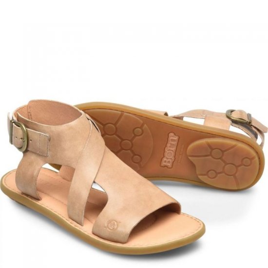 Born Shoes Canada | Women's Marlowe Sandals - Natural Sabbia (Tan) - Click Image to Close