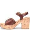 Born Shoes Canada | Women's Browyn Sandals - Dark Tan Bourbon (Brown)