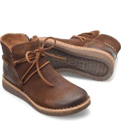 Born Shoes Canada | Women's Calyn Boots - Glazed Ginger Distressed (Brown)