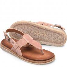 Born Shoes Canada | Women's Cammie Sandals - Blush Malve Suede (Pink)