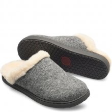 Born Shoes Canada | Women's Zoe Clogs - Grey Wool Combo (Grey)