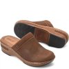 Born Shoes Canada | Women's Bandy Clogs - Glazed Ginger Distressed (Brown)