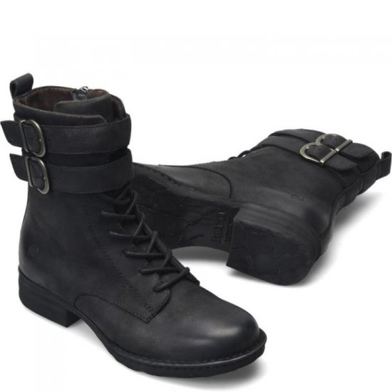 Born Shoes Canada | Women's Camryn Boots - Black - Click Image to Close