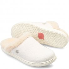 Born Shoes Canada | Women's Zoe Clogs - Winter White Wool Combo (White)