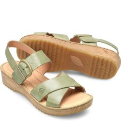 Born Shoes Canada | Women's Aida Sandals - Green Leaf (Green)