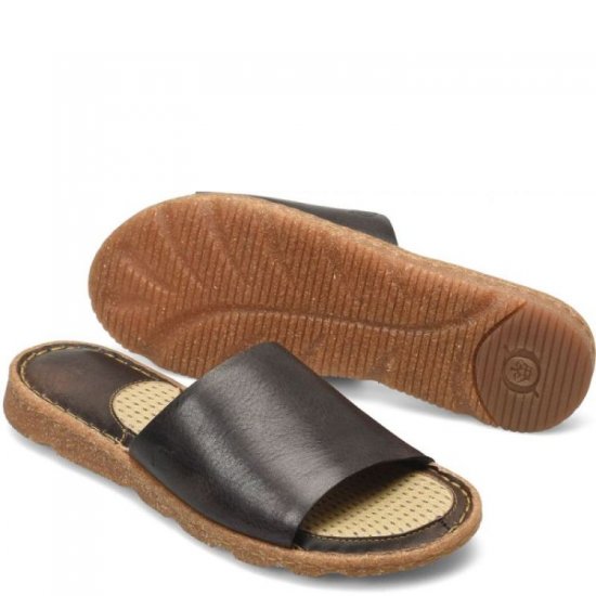 Born Shoes Canada | Women's Playa Basic Sandals - Black - Click Image to Close