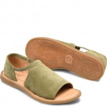 Born Shoes Canada | Women's Cove Modern Sandals - Kiwi Suede (Green)