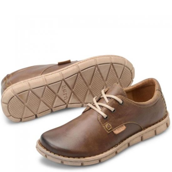 Born Shoes Canada | Men's Soledad Slip-Ons & Lace-Ups - Dark Sunset (Brown) - Click Image to Close