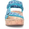 Born Shoes Canada | Women's Sirena Sandals - Turquoise Fabric (Multicolor)